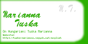 marianna tuska business card